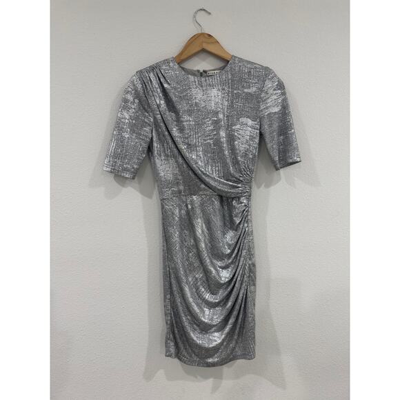 Alice & Olivia metallic midi dress - Picture 4 of 4